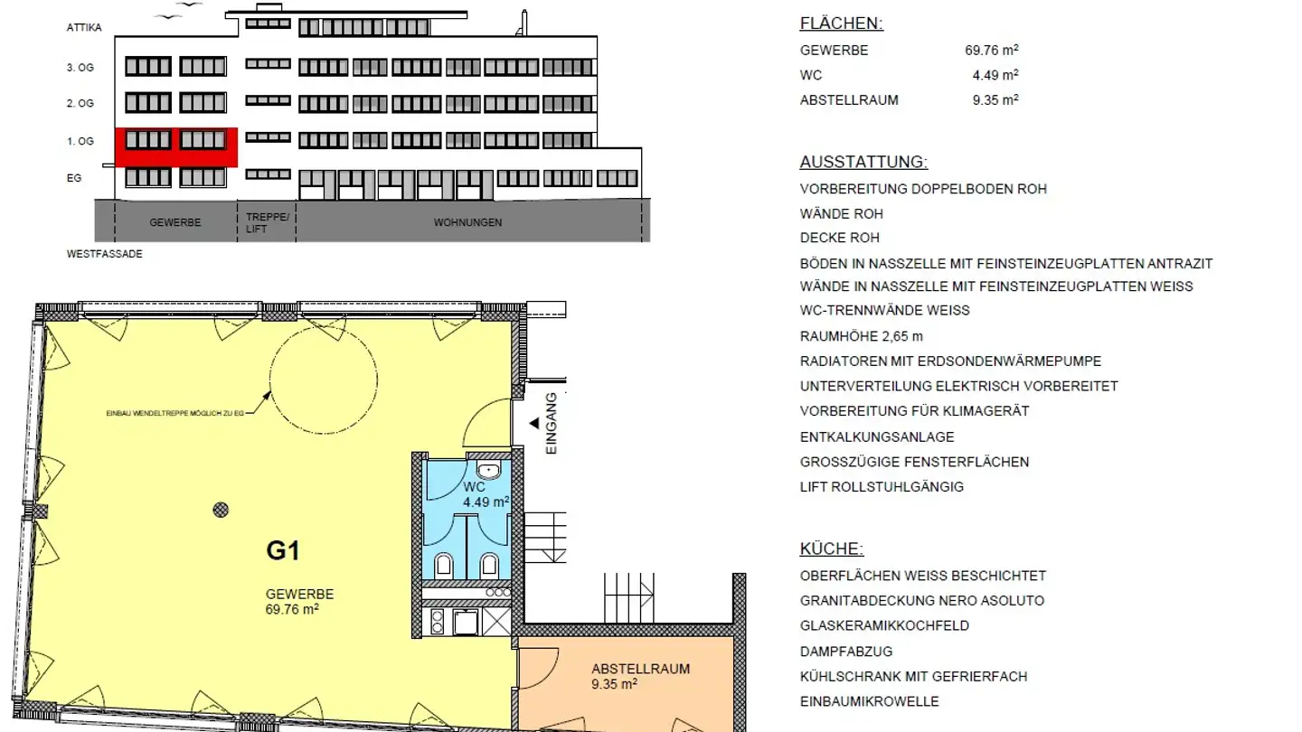 Commercial for rent - Wiesenstrasse 2, 5000 Aarau - Photo 2