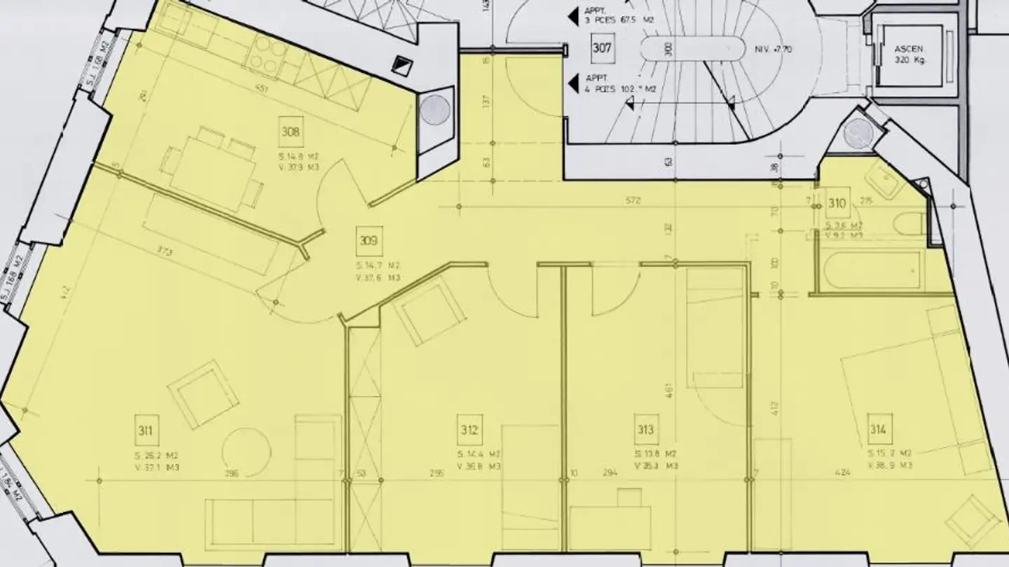 Gewerbe mieten - Avenue Léopold-Robert 7, 2300 La Chaux-de-Fonds - Foto 2