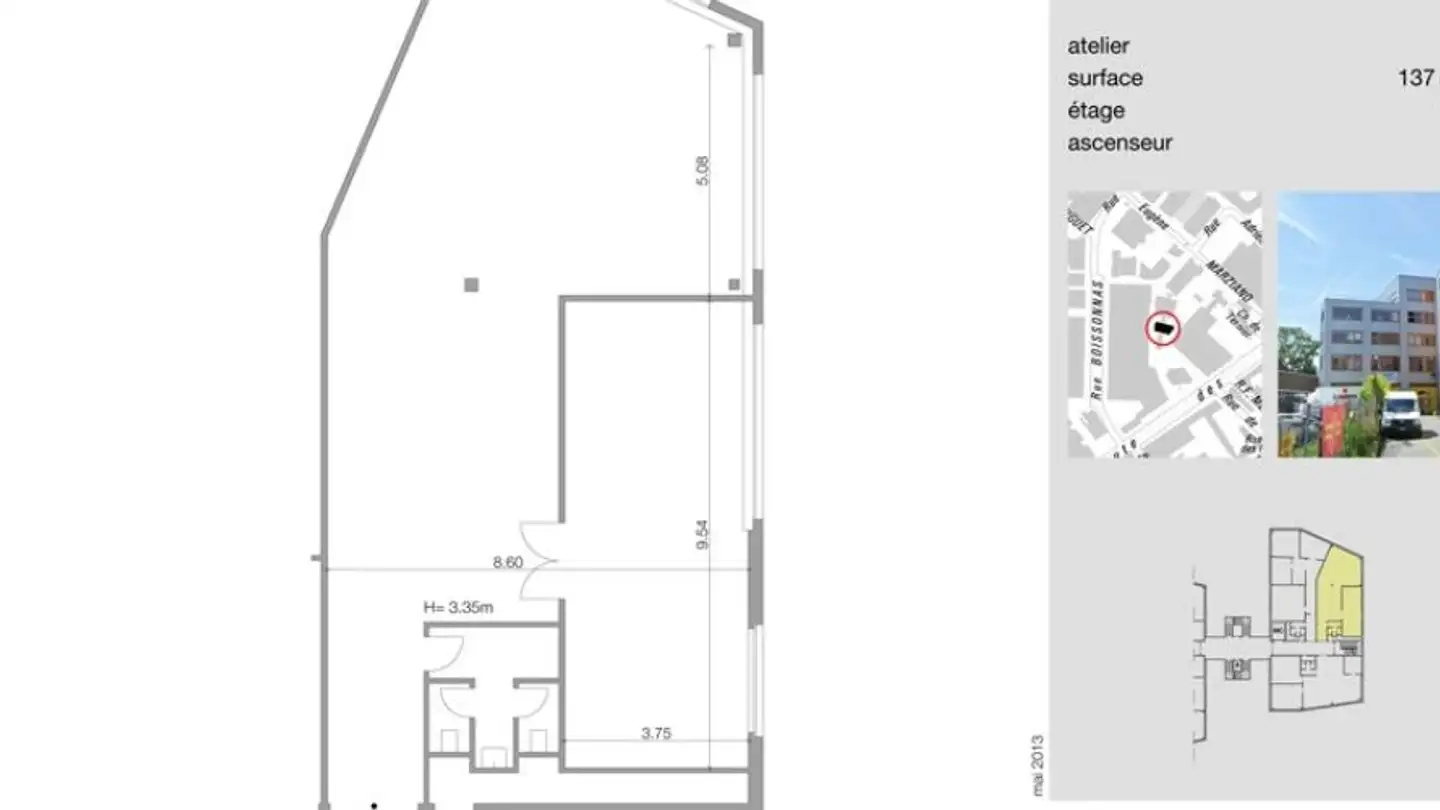 Spazio ufficio in affitto - Rue Eugène- Marziano 17a, 1227 Les Acacias - Foto 3
