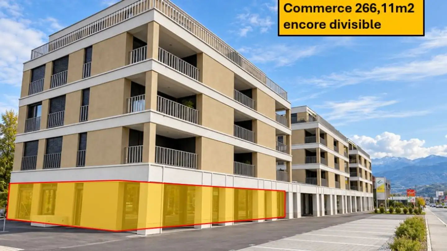 Commercial for rent - Route Du Pont-Rouge 1c, 1870 Monthey - Photo 2