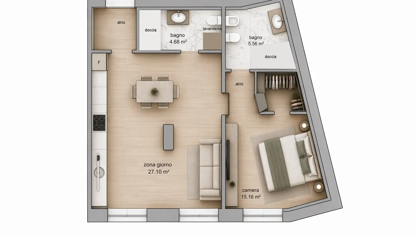 Appartement à vendre - 6900 Lugano