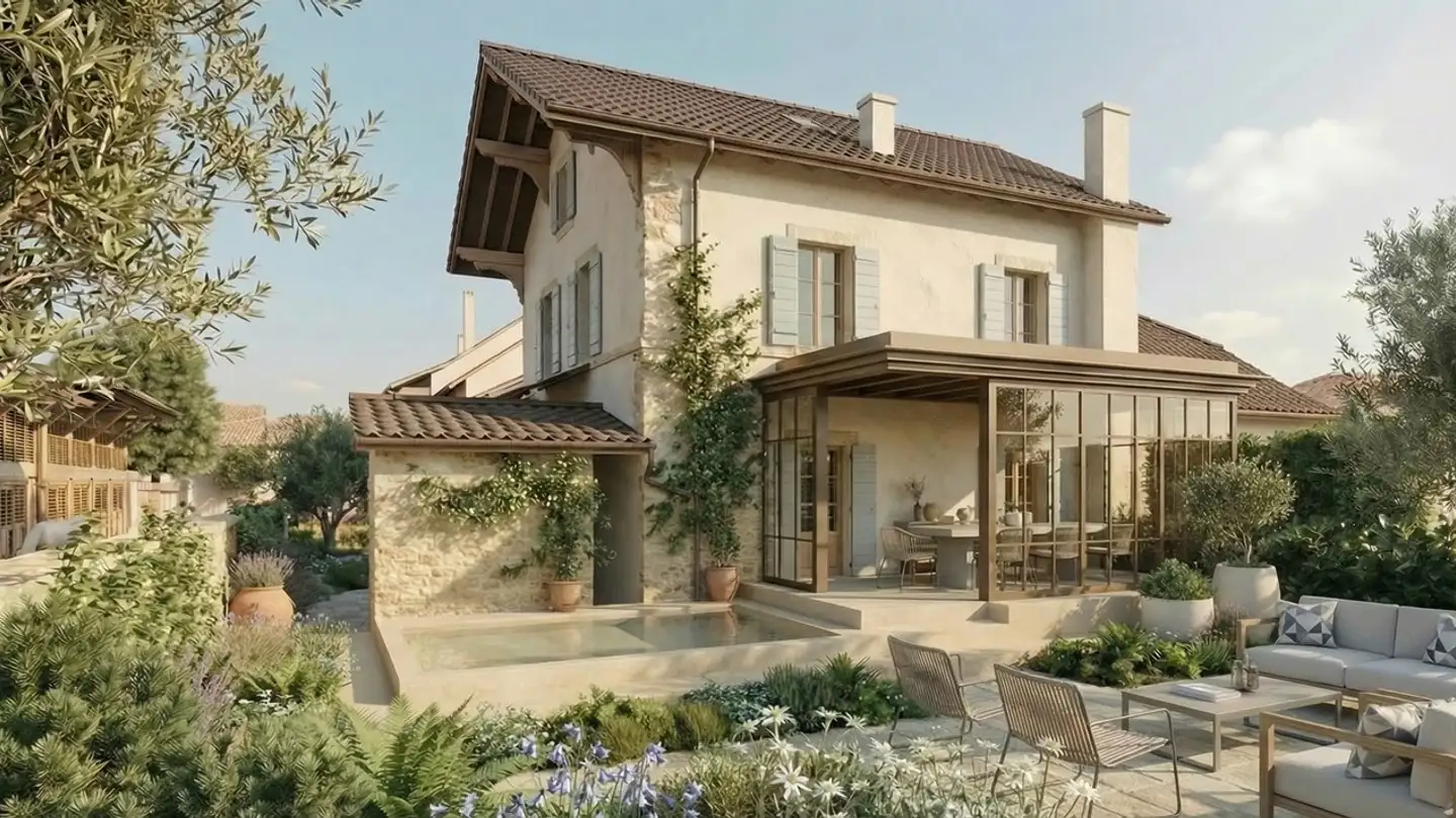 Maison jumelle à vendre - 1246 Corsier GE