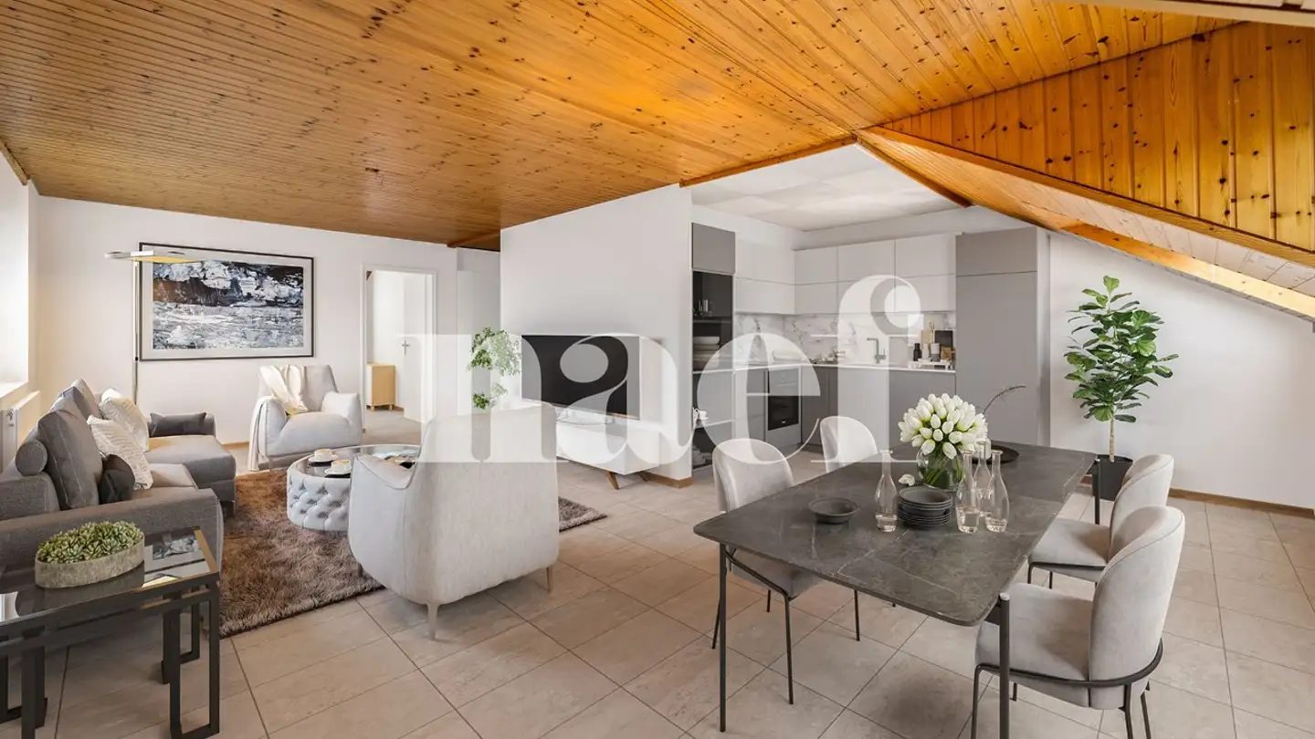 Attic flat for sale - 1532 Fétigny