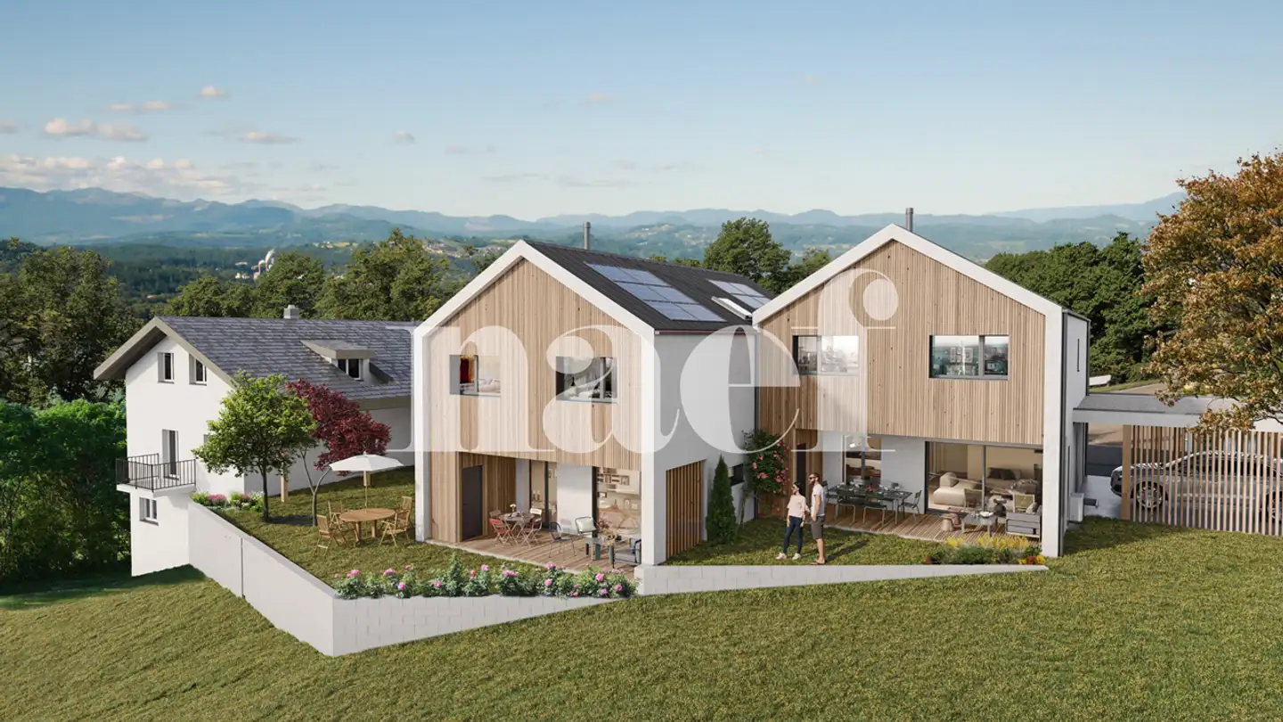 Maison jumelle à vendre - 1695 Villarlod