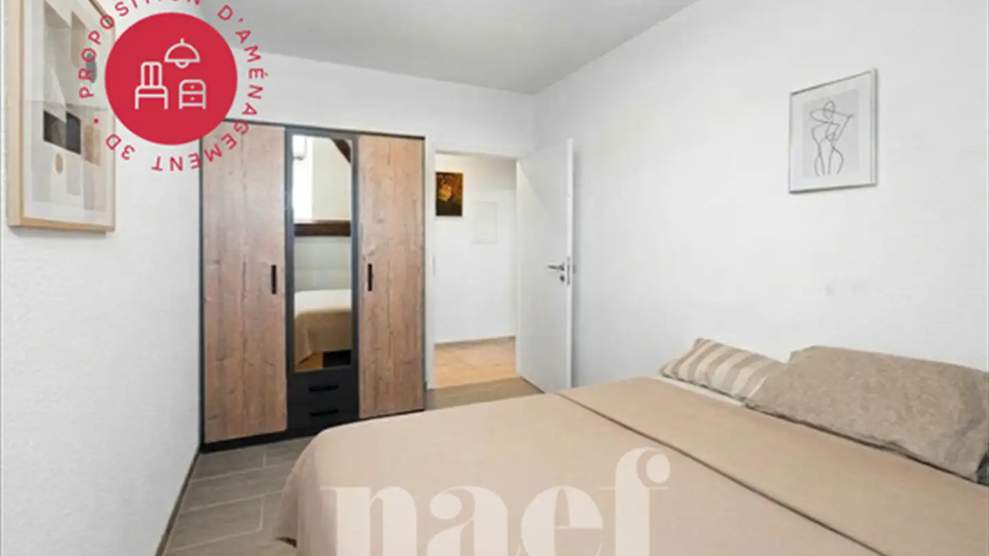 Attic flat for sale - 1741 Cottens FR - Photo 3