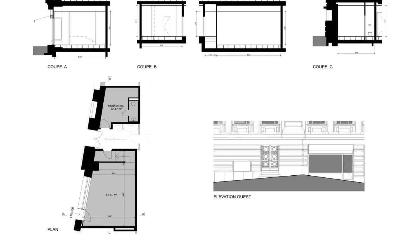 Shop for rent - Rue Du Petit-Chêne 1, 1003 Lausanne - Photo 3