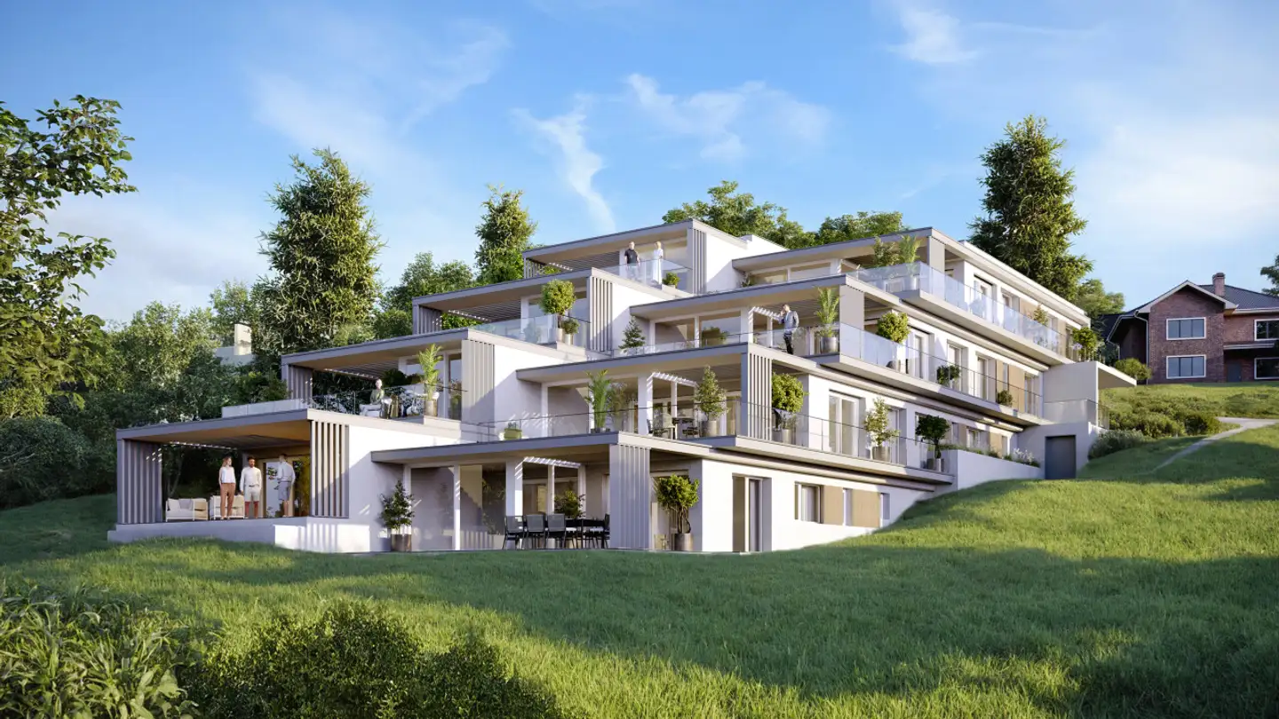 Appartement en terrasse à vendre - 1095 Lutry