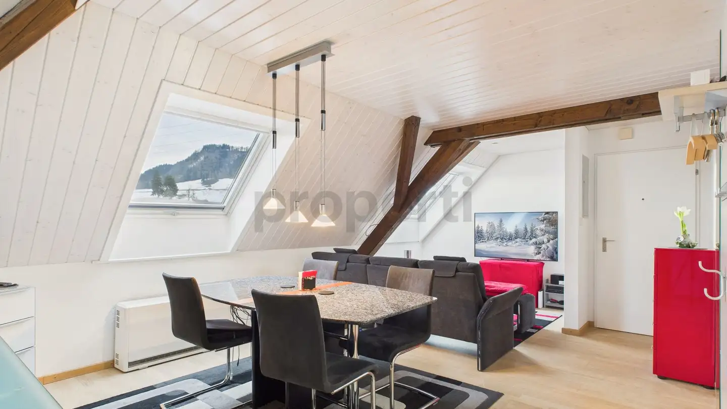 Attic flat for rent - 8833 Samstagern