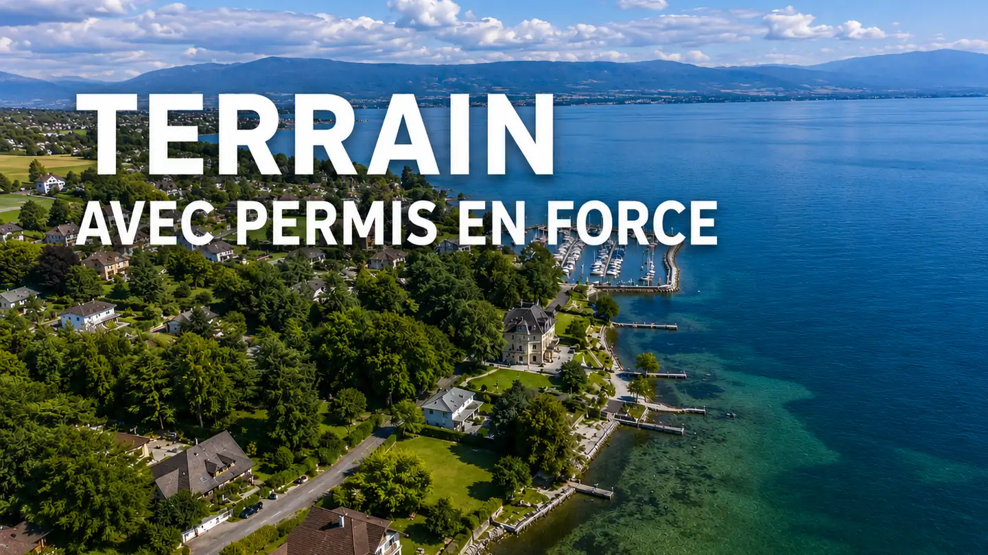 Terrain constructible à vendre - 1297 Founex