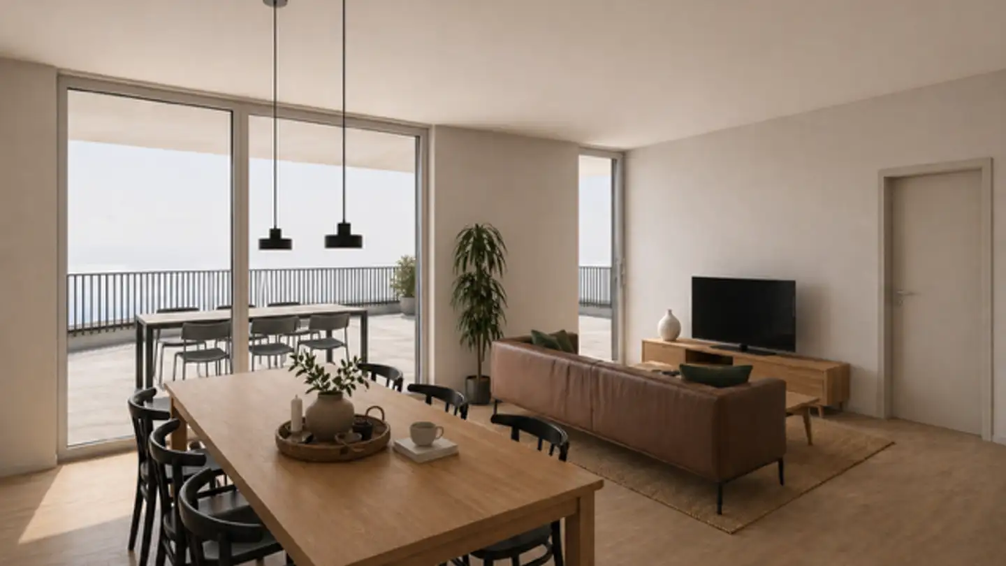 Stepped apartment for rent - 5728 Gontenschwil - Photo 2