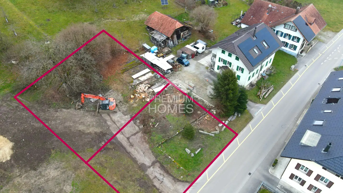 Constructible plot for sale - 3365 Grasswil