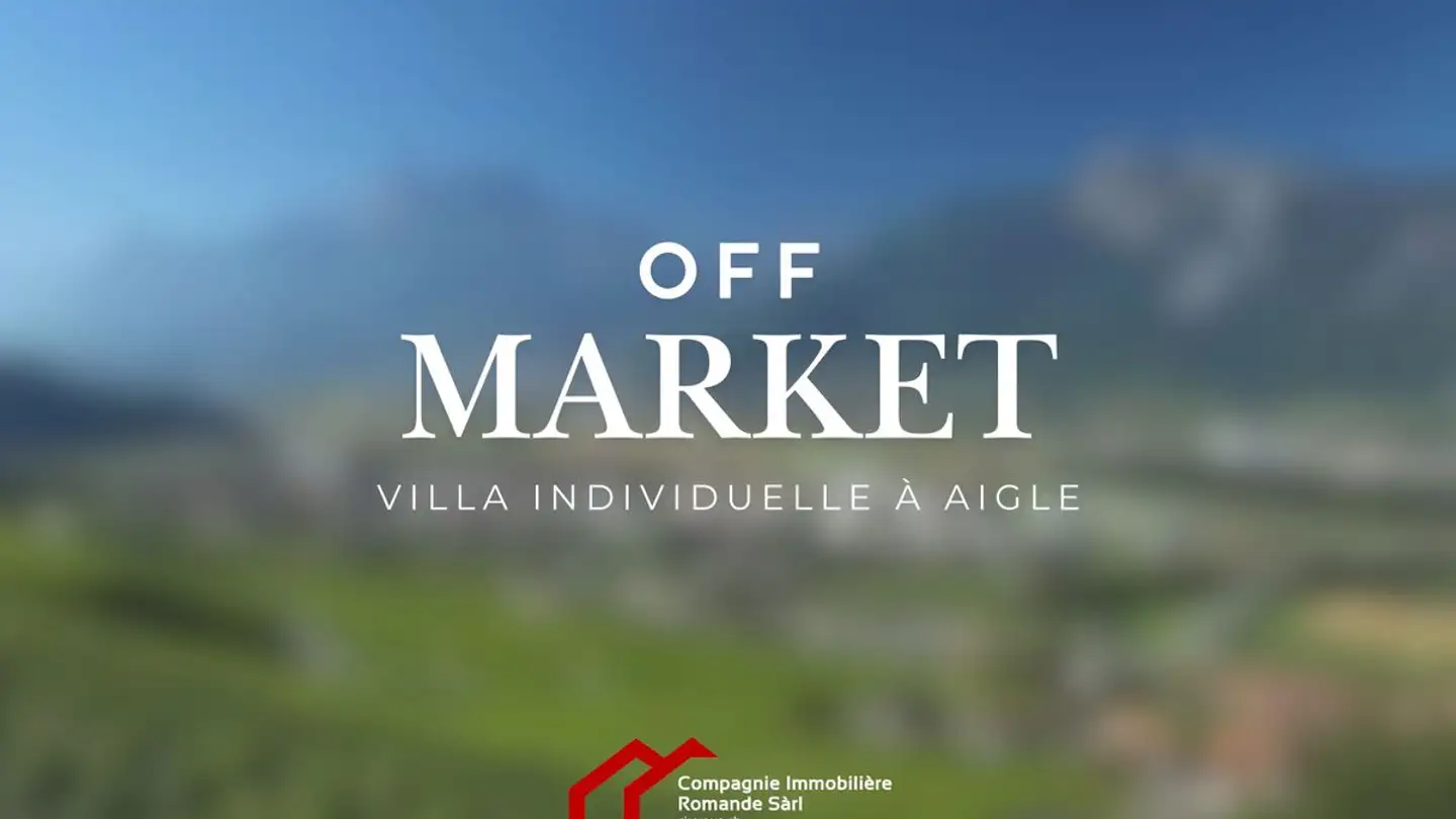 Single house for sale - 1860 Aigle