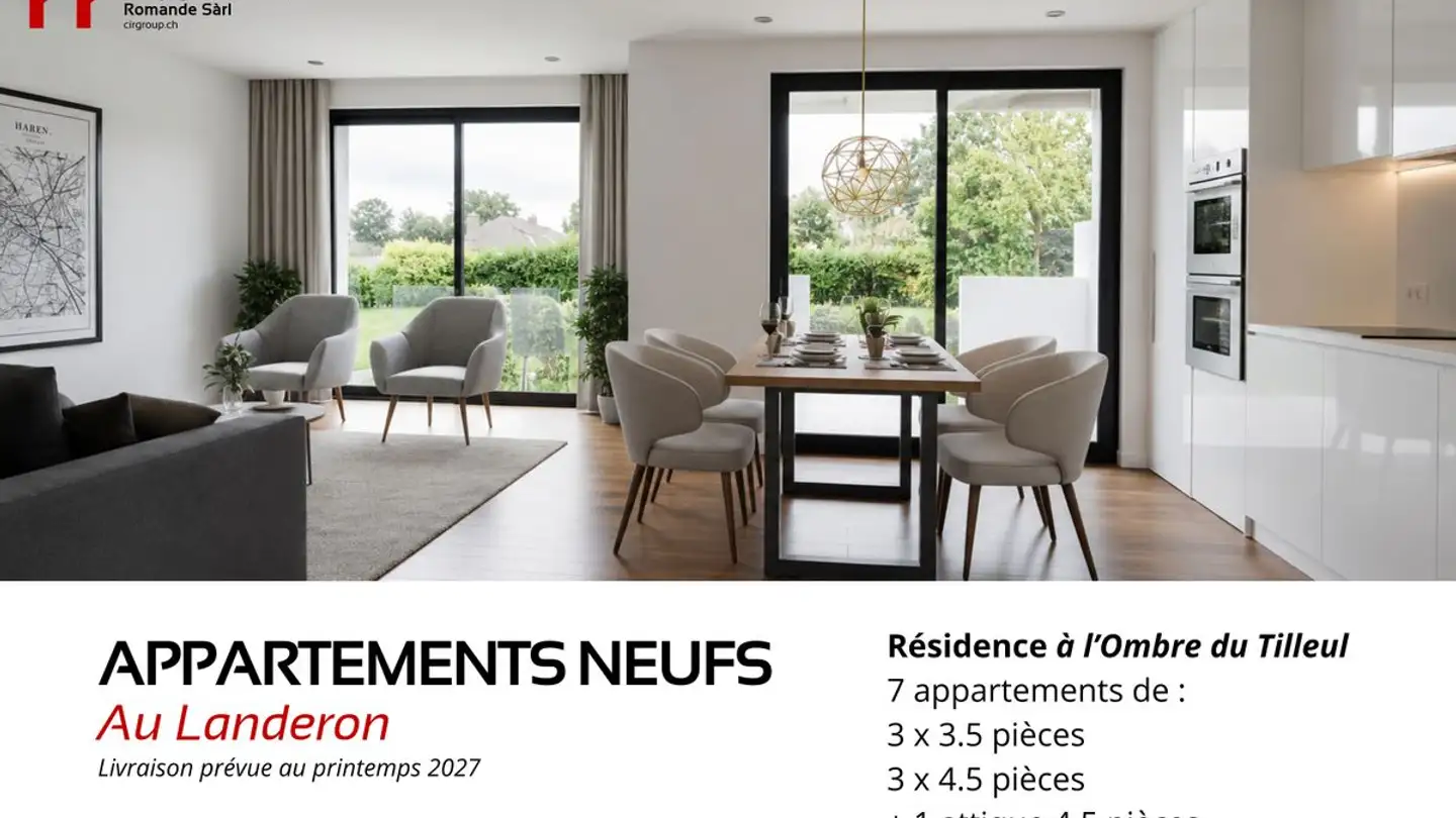 Stepped apartment for sale - Les Condémines, 2525 Le Landeron
