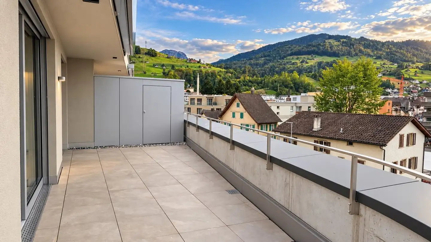 Penthouse mieten - Äussere Bahnhofstrasse 2, 8854 Siebnen - Foto 3