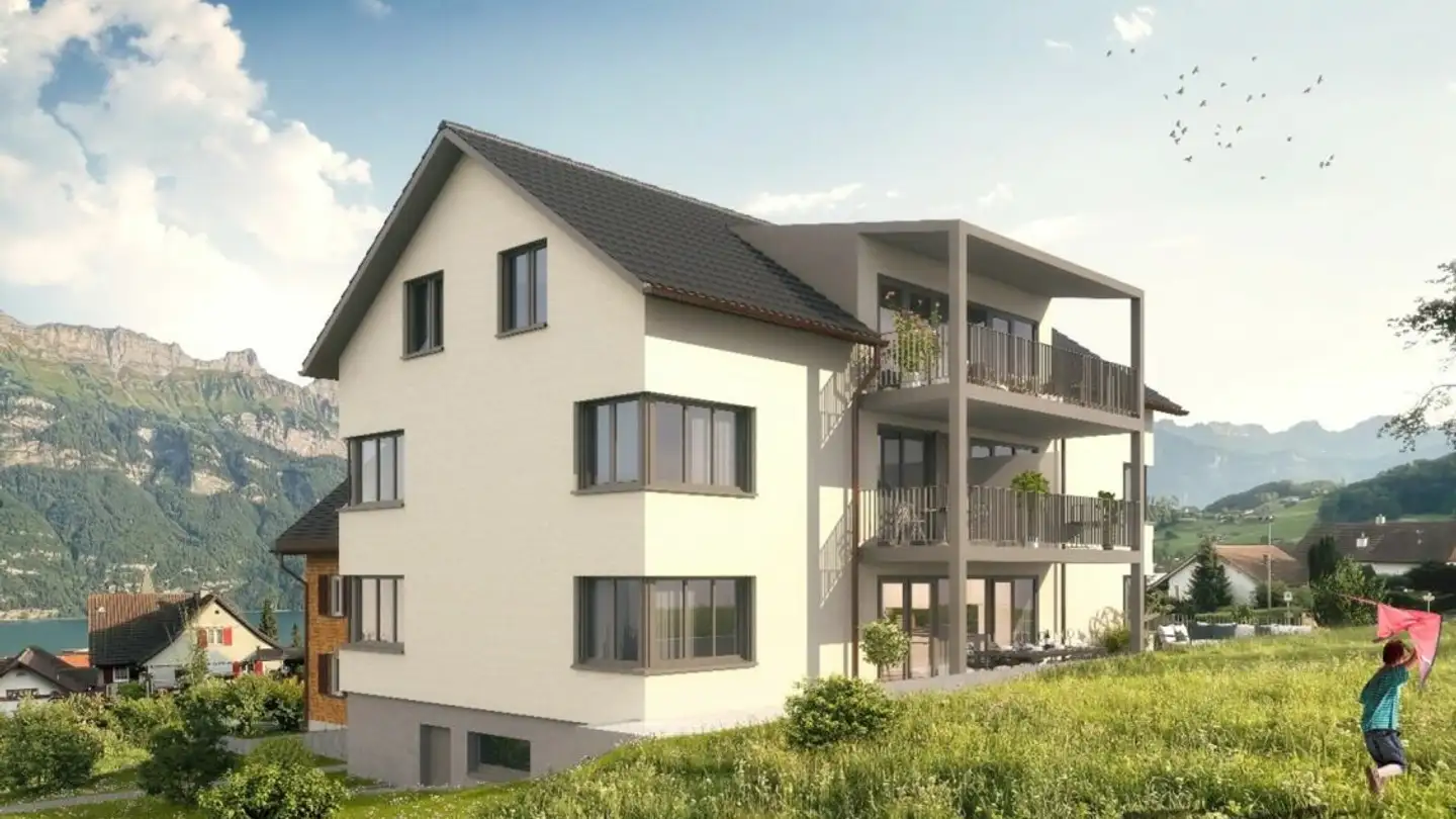 Dachgeschosswohnung kaufen - Quartnerstrasse 24, 8883 Quarten