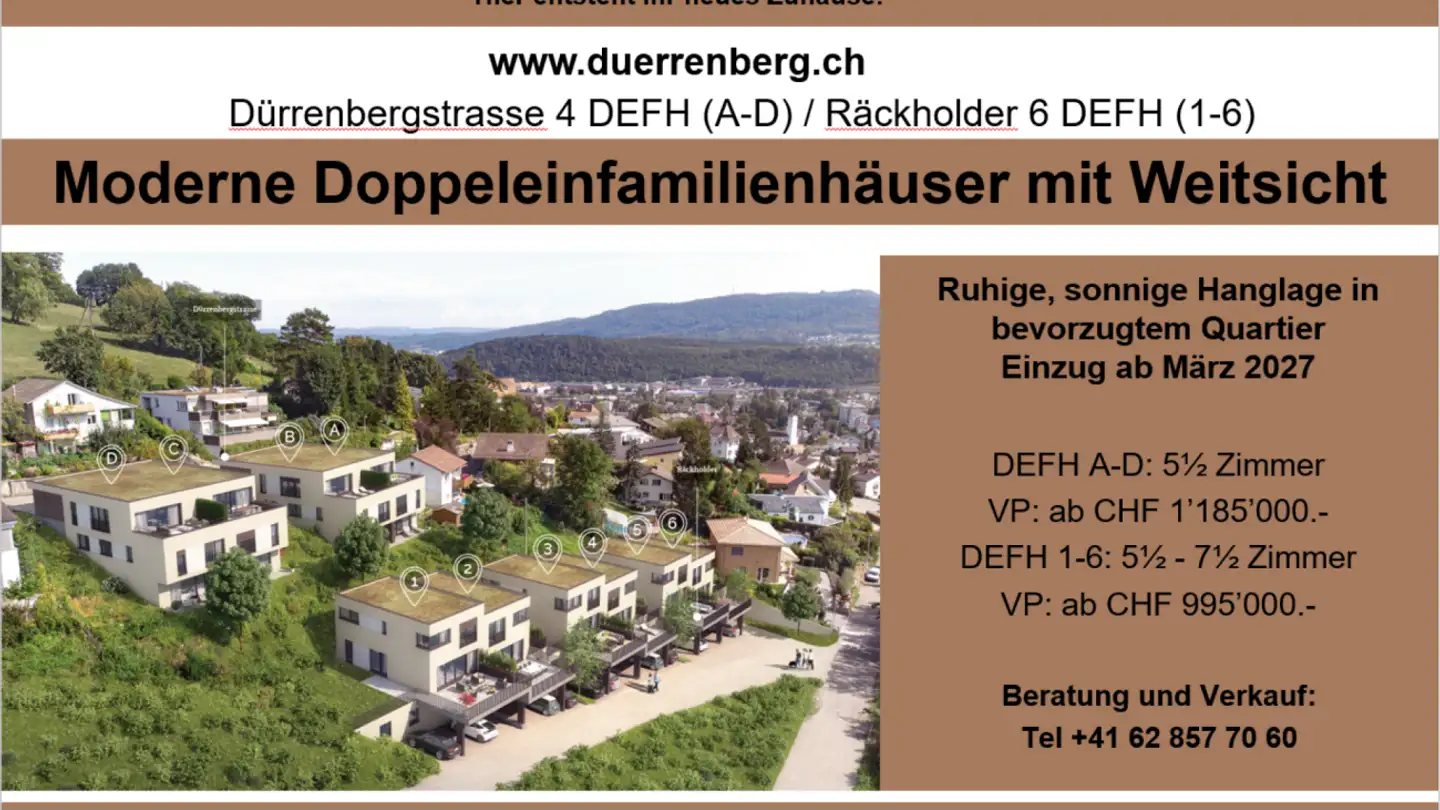 Doppelhaushälfte kaufen - Räckholder 20, 4632 Trimbach