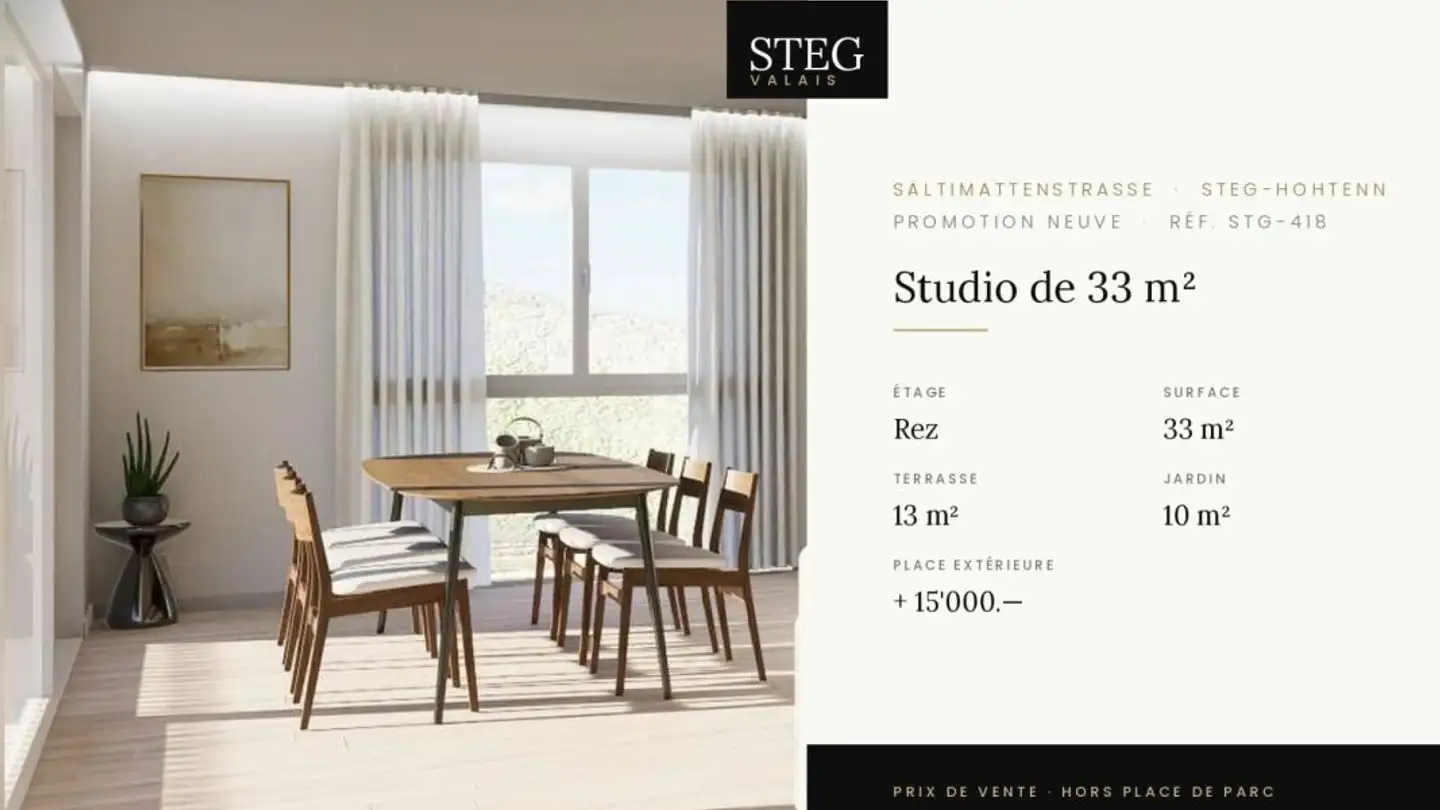 Appartamento in vendita - Sältimattenstrasse, 3940 Steg VS