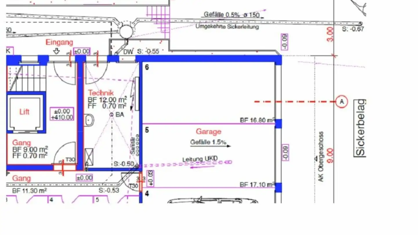 Underground parking space for rent - Feldweg 2, 9444 Diepoldsau - Photo 3