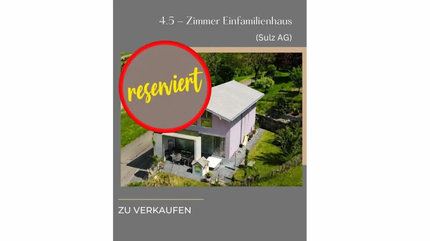 Einfamilienhaus kaufen - Geissbel 6, 5085 Sulz AG
