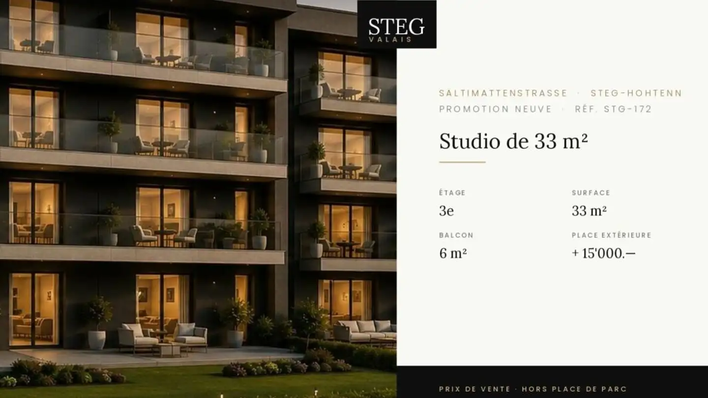 Appartamento in vendita - Sältimattenstrasse, 3940 Steg VS