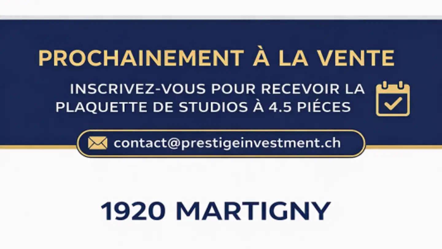 Apartment for sale - 1920 Martigny