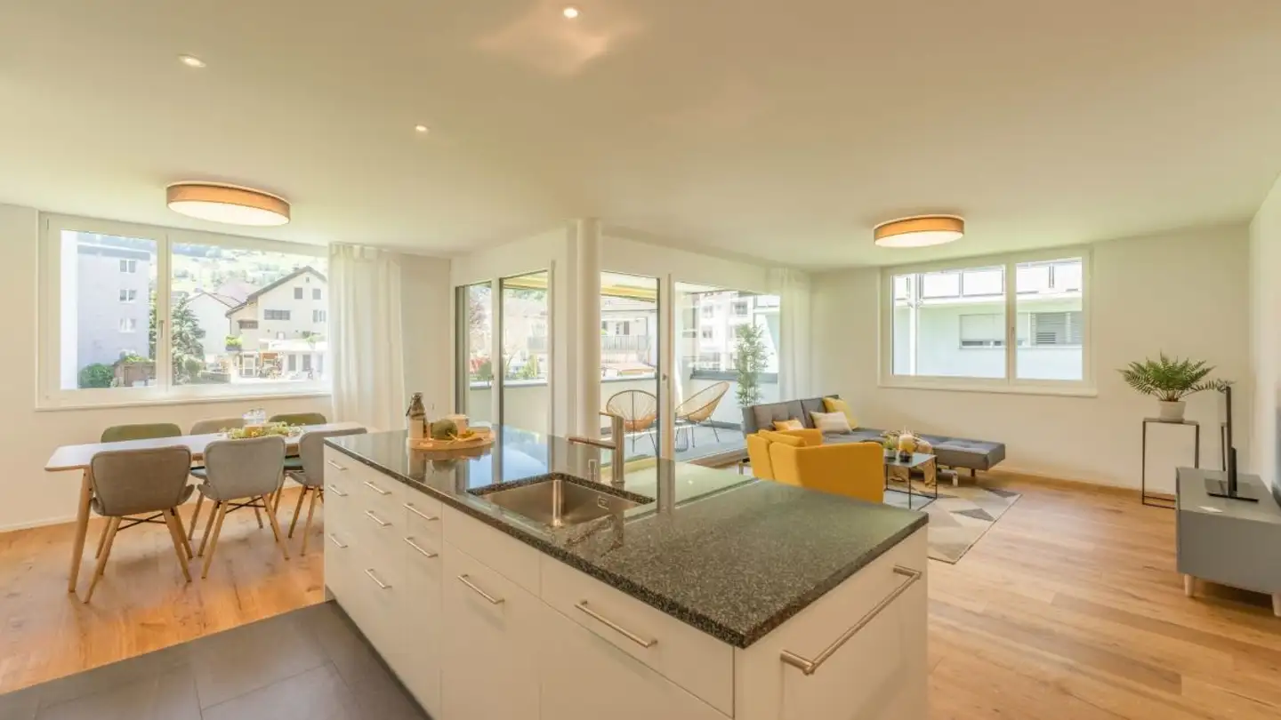 Appartement à louer - Schulhausstrasse 9, 8887 Mels