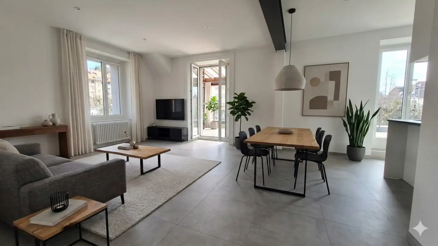 Wohnung mieten - Rue De Beau-Site 4, 2400 Le Locle - Foto 3