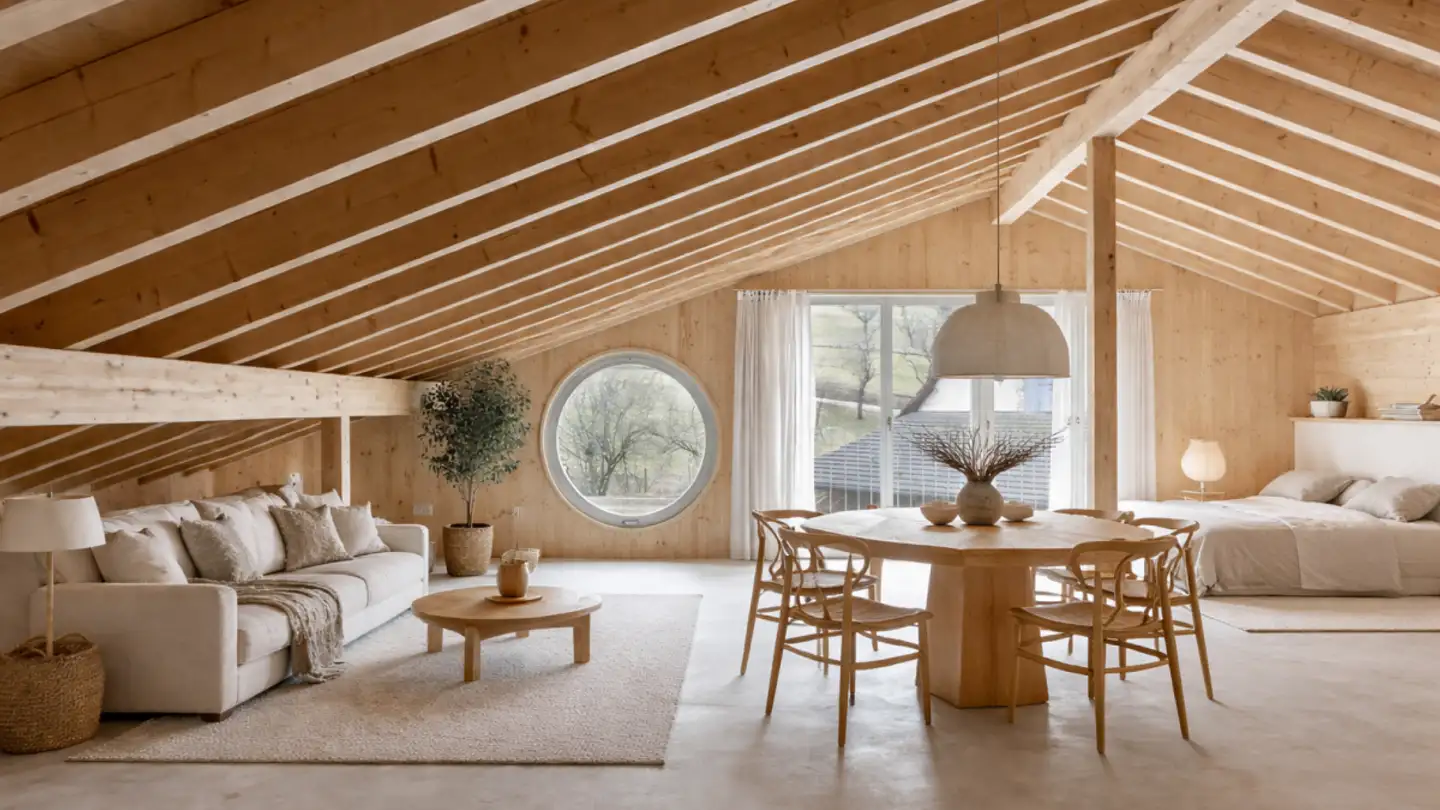 Dachgeschosswohnung mieten - Im Dörfli 8, 4453 Nusshof