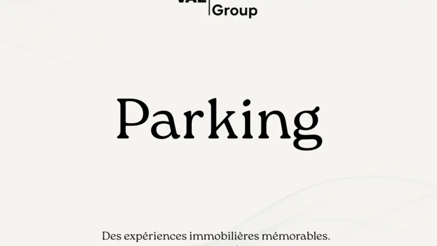 Underground parking space for rent - Avenue Ritz 31, 1950 Sion