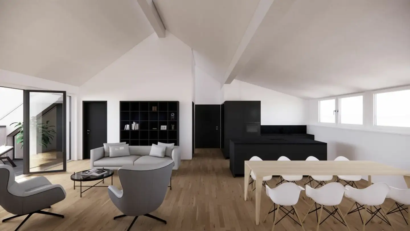 Attique à louer - Neuquartierstrasse 2, 8868 Oberurnen - Photo 2