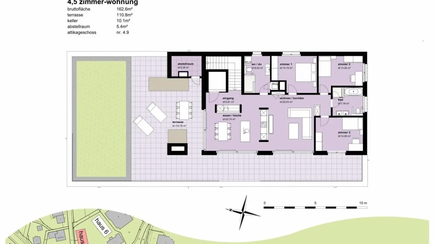 Attique à louer - Altholzstrasse 4, 9548 Matzingen