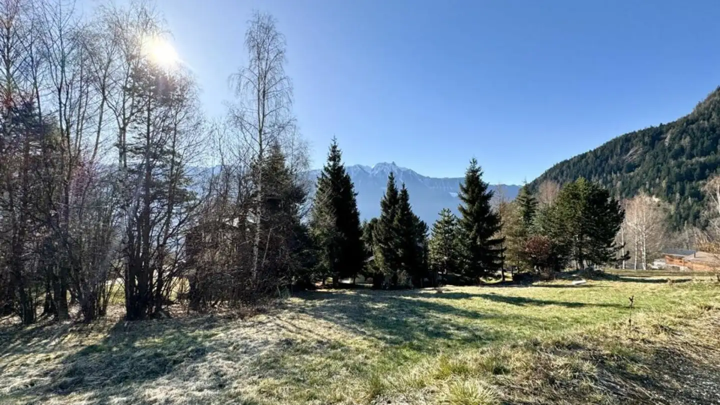 Constructible plot for sale - 1911 Ovronnaz