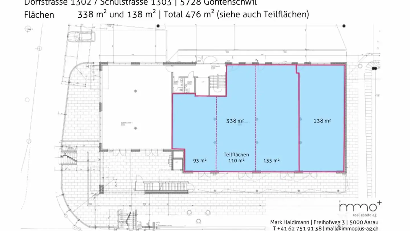 Spazio ufficio in affitto - Dorfstrasse 1302, 5728 Gontenschwil - Foto 4