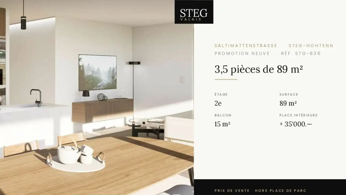 Apartment for sale - Sältimattenstrasse, 3940 Steg VS