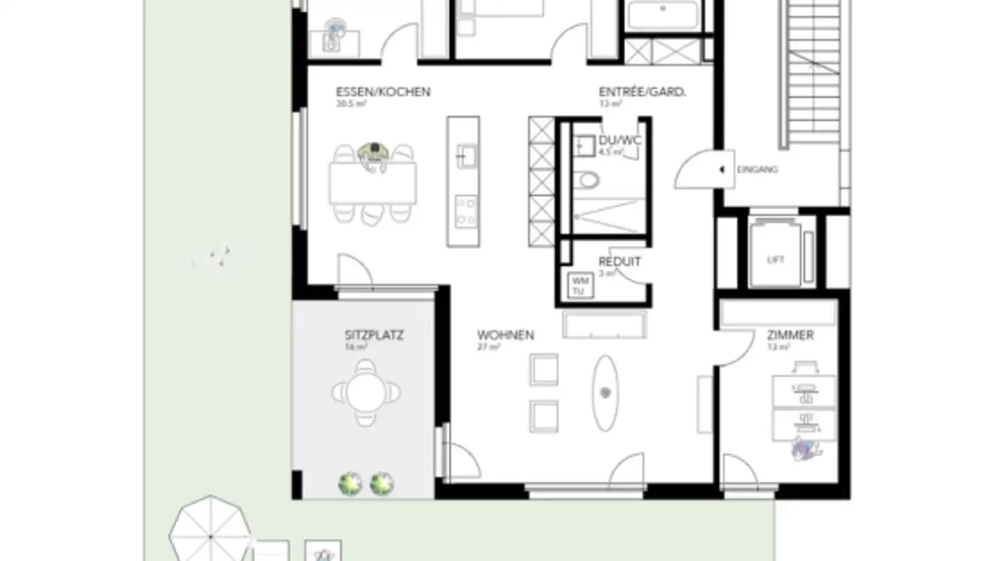 Appartamento in affitto - Burgweg 5b, 6402 Merlischachen - Foto 4