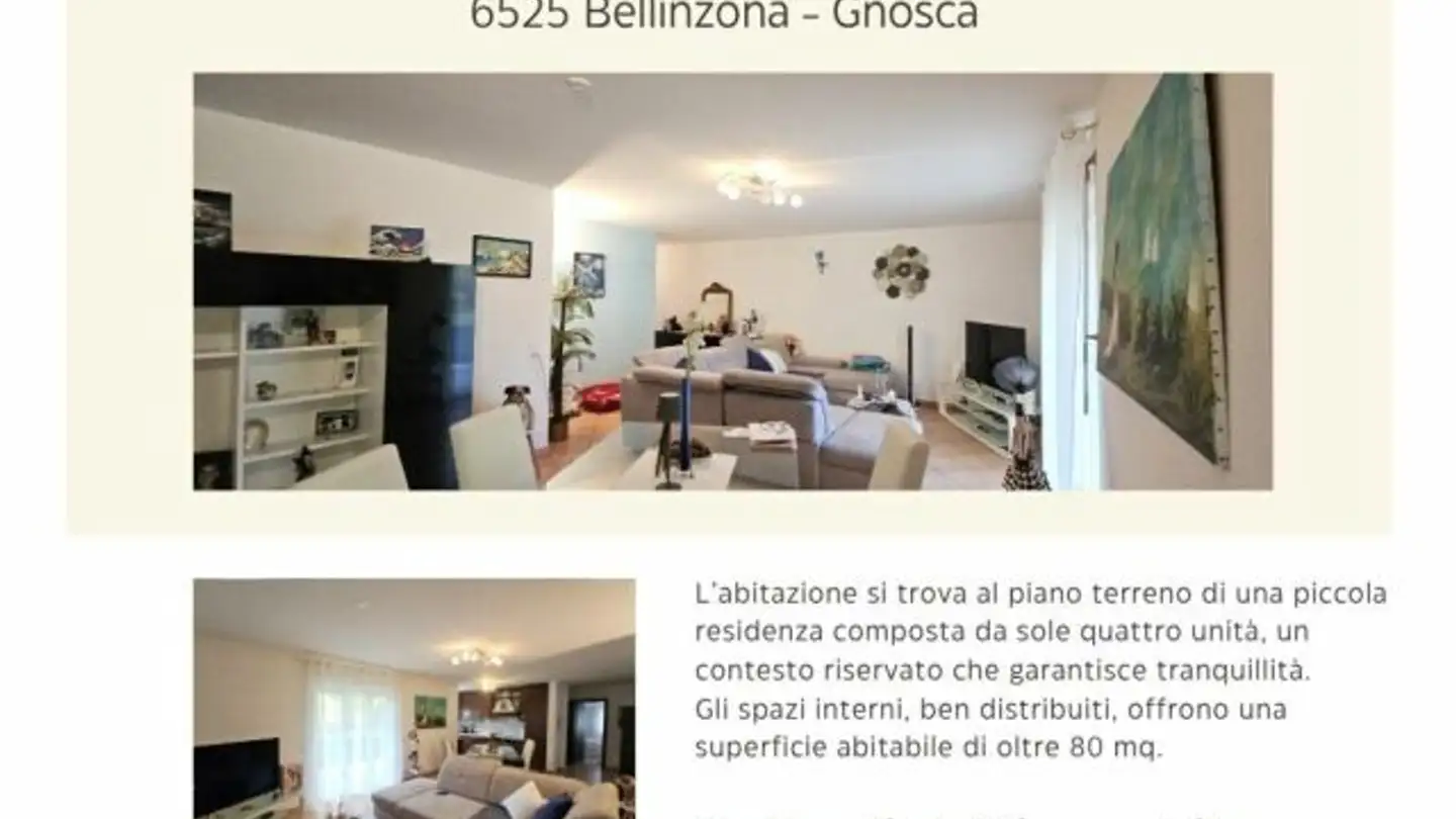 Apartment for sale - 6525 Gnosca