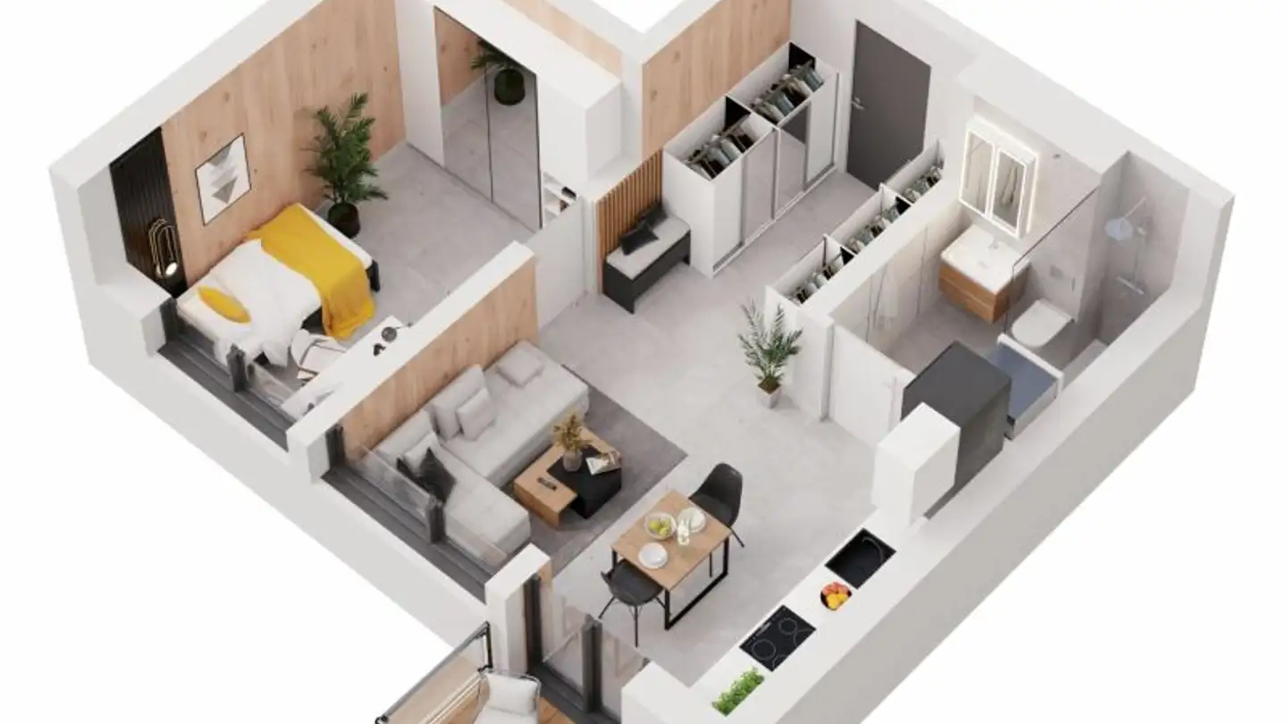 Appartamento in affitto - Niedergampelstrasse 2a, 3945 Gampel - Foto 3