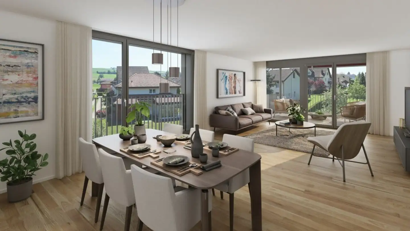 Attique à louer - Stickiweg 12, 5615 Fahrwangen - Photo 4