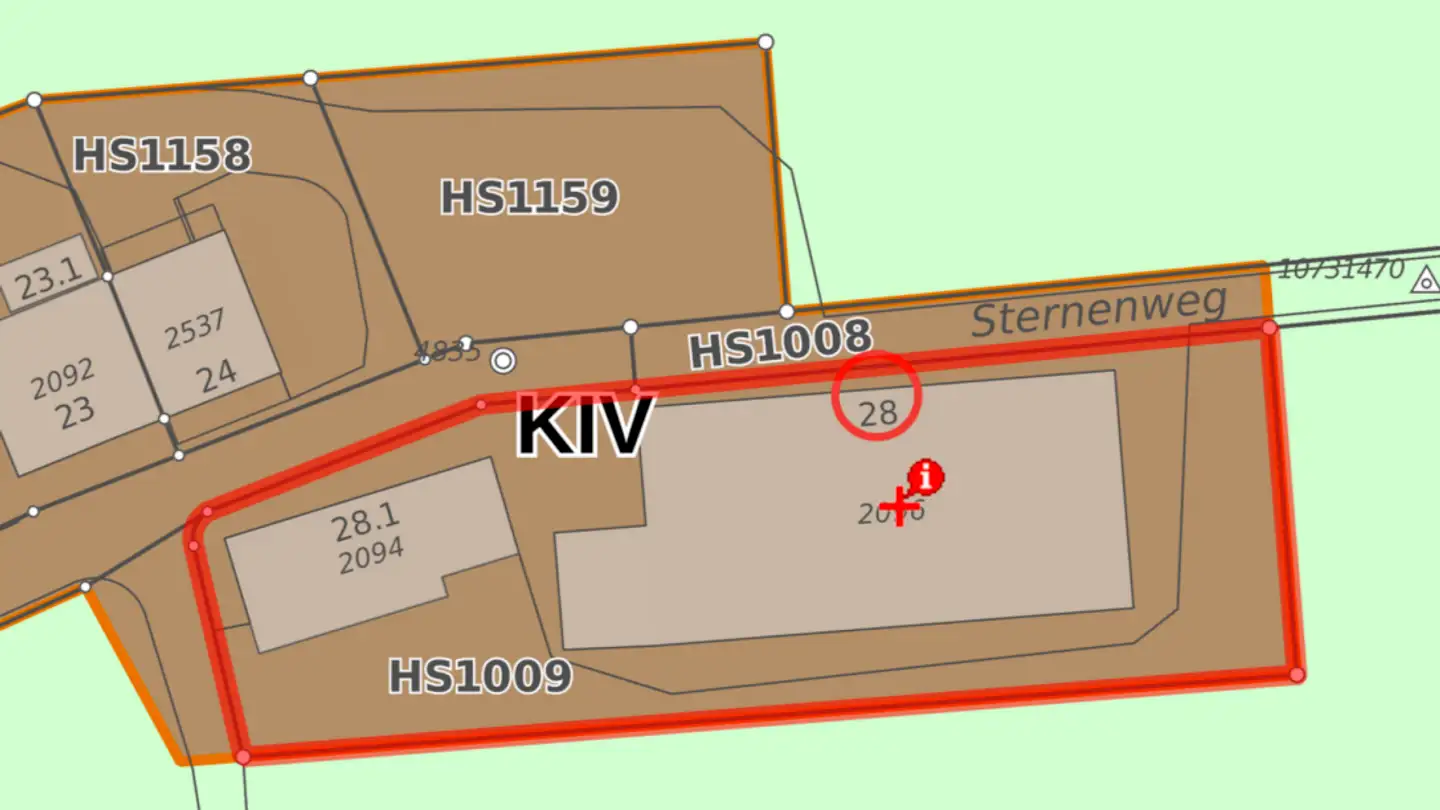 Terrain constructible à vendre - Huggenbergstrasse 28, 8354 Hofstetten ZH