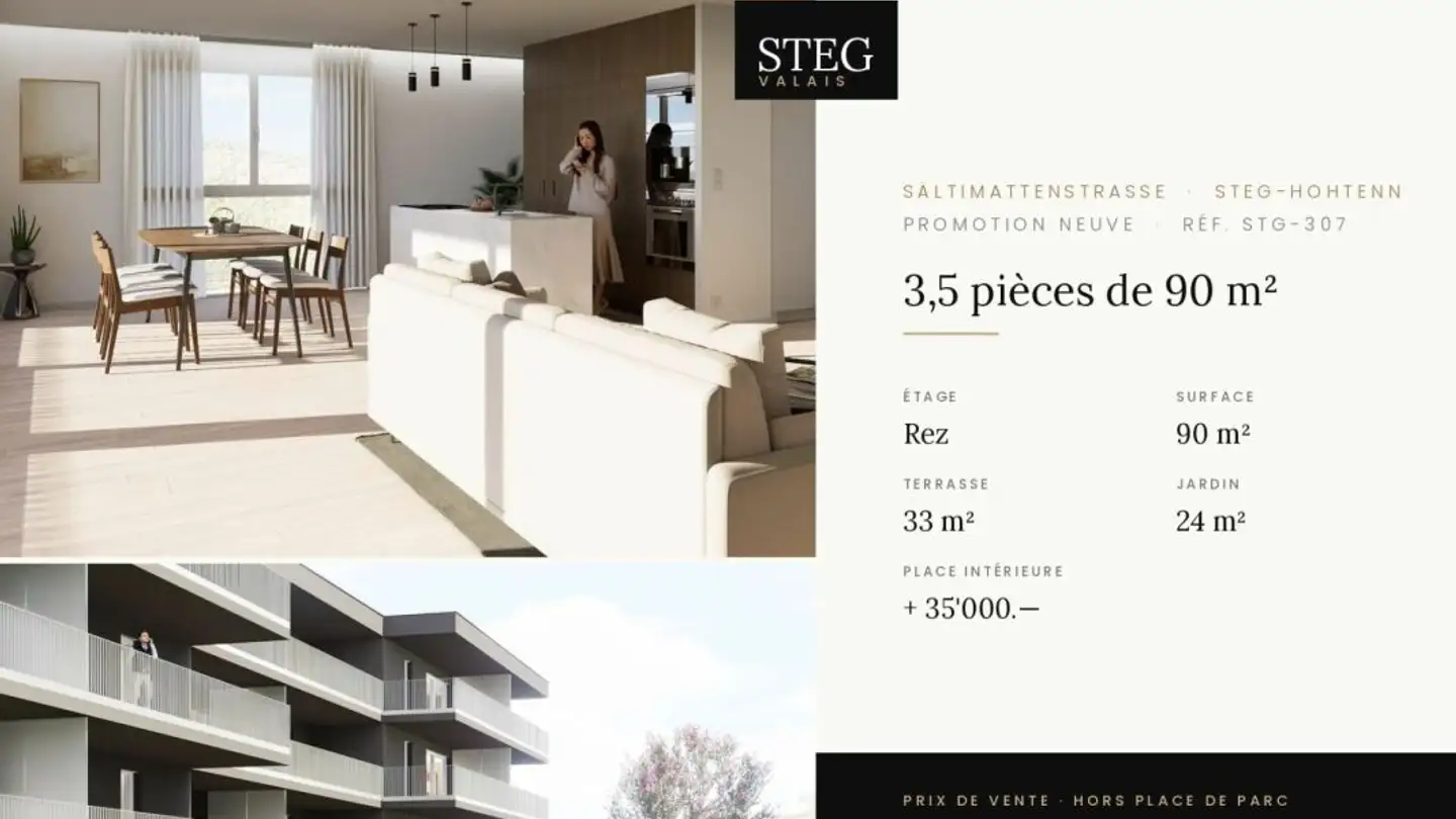 Apartment for sale - Sältimattenstrasse, 3940 Steg VS
