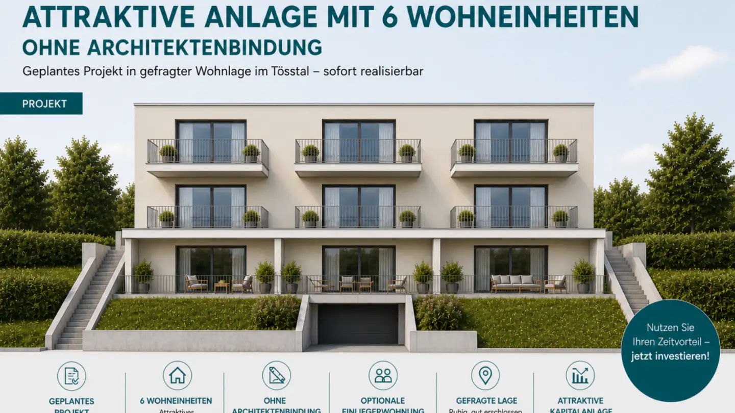 Bauland kaufen - Eichhaldenstrasse 4, 8492 Wila