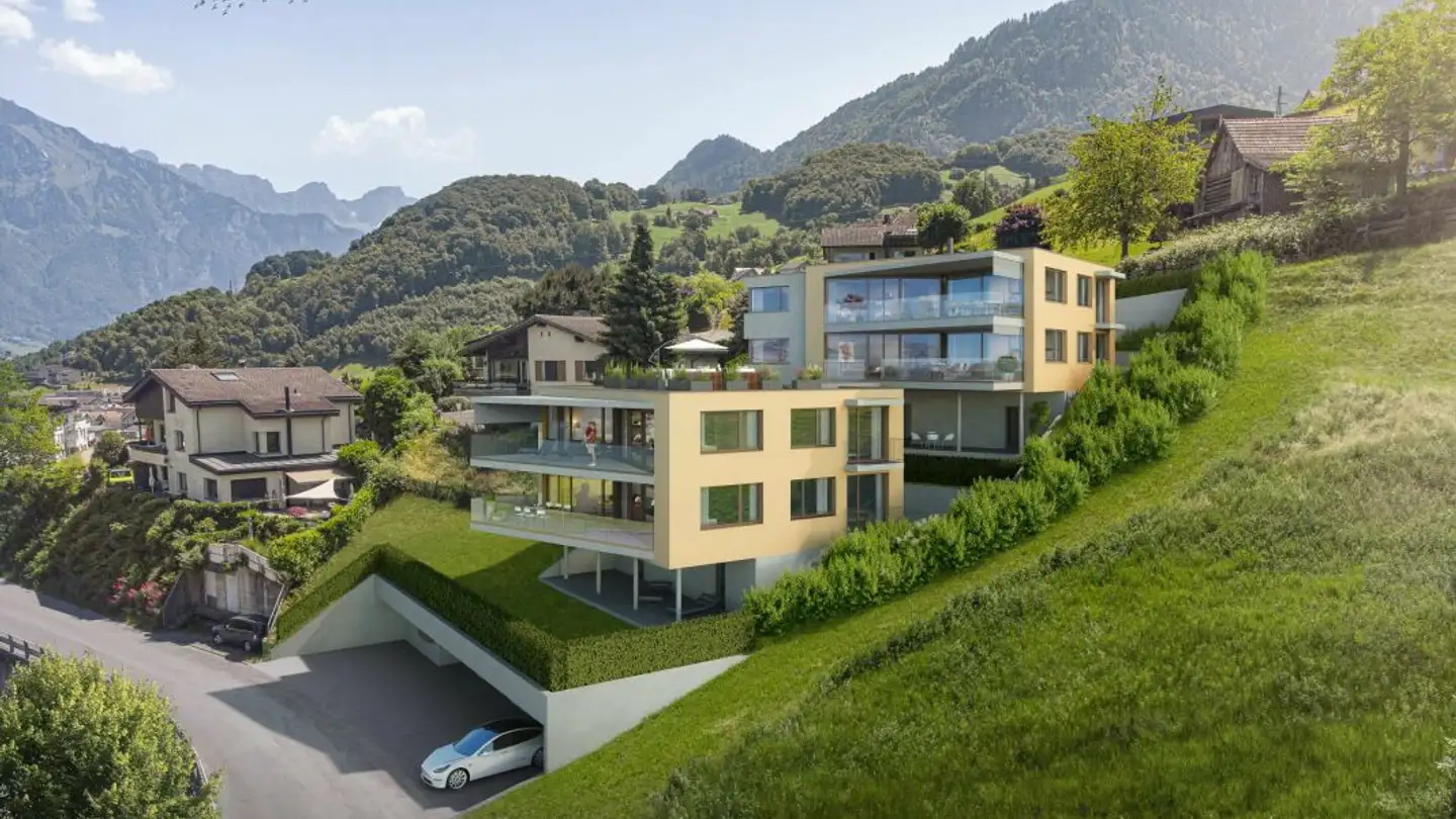 Wohnung mieten - Lehrütistrasse 19, 8882 Unterterzen