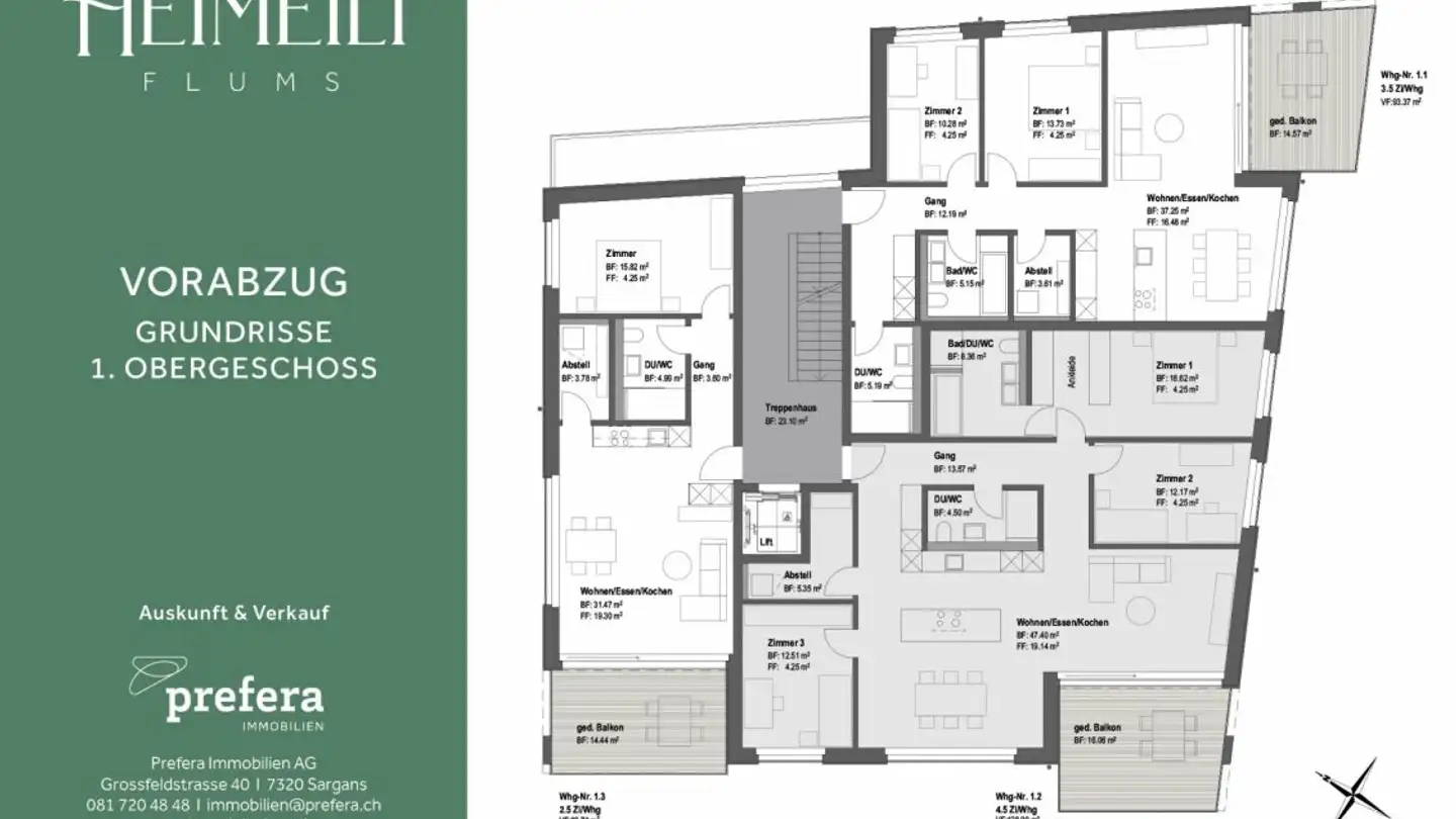 Appartamento in vendita - Heimetlistrasse 5, 8890 Flums - Foto 2