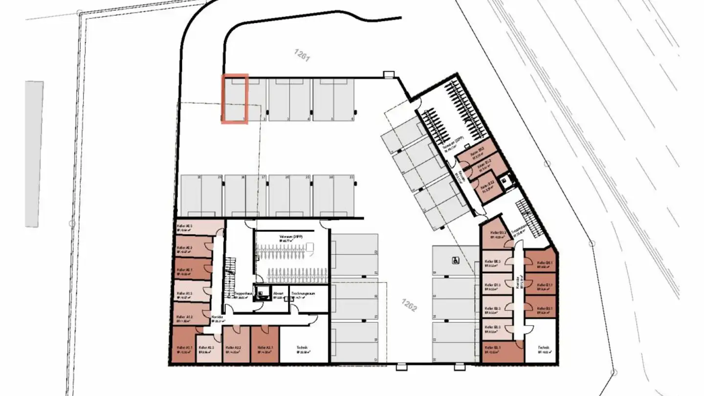 Parcheggio sotterraneo in affitto - Stadtergasse 19, 8887 Mels - Foto 3