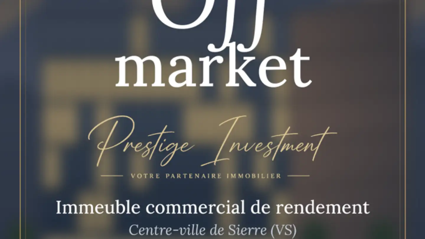 Bureau à vendre - 3960 Sierre
