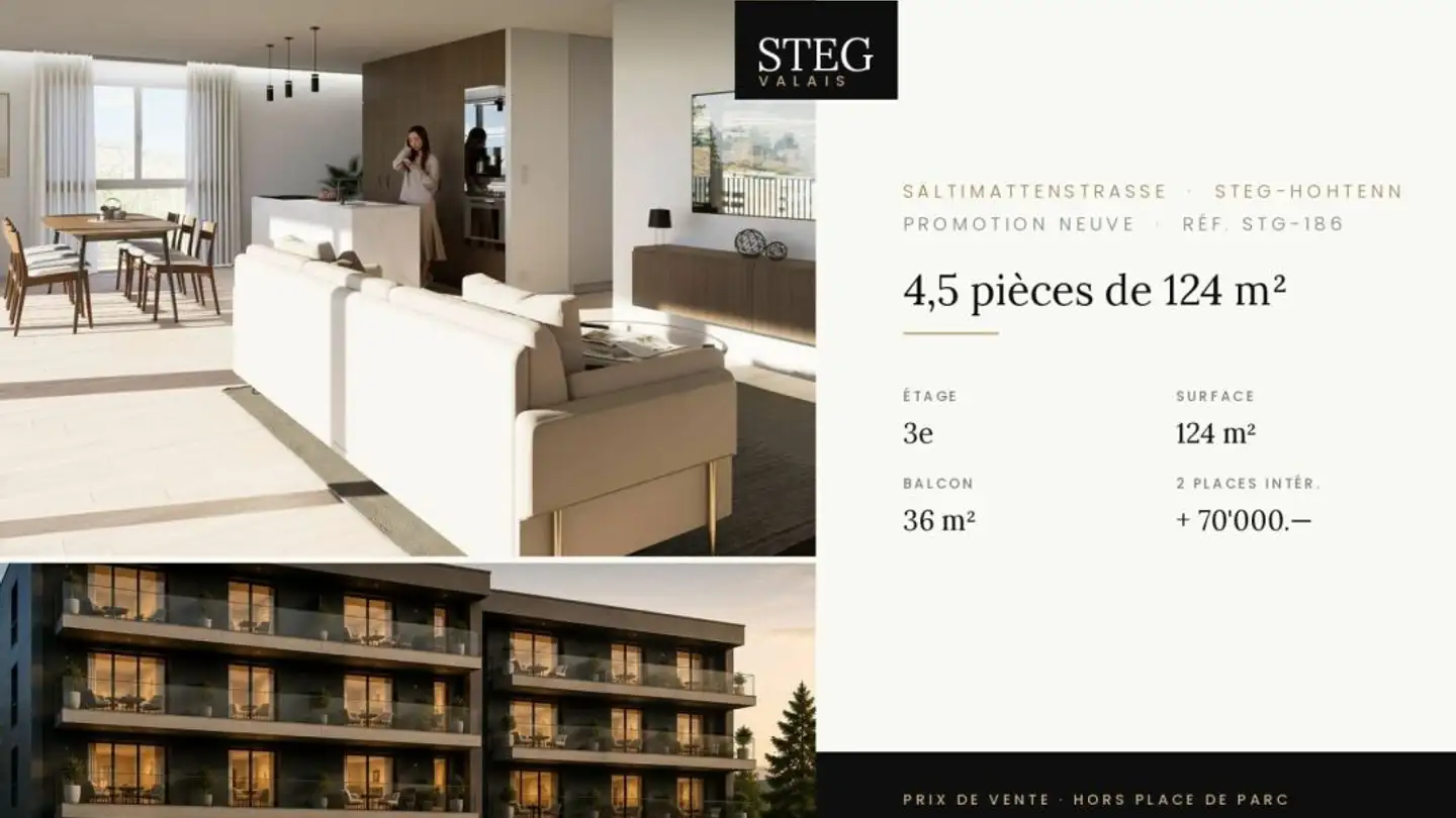 Apartment for sale - Sältimattenstrasse, 3940 Steg VS