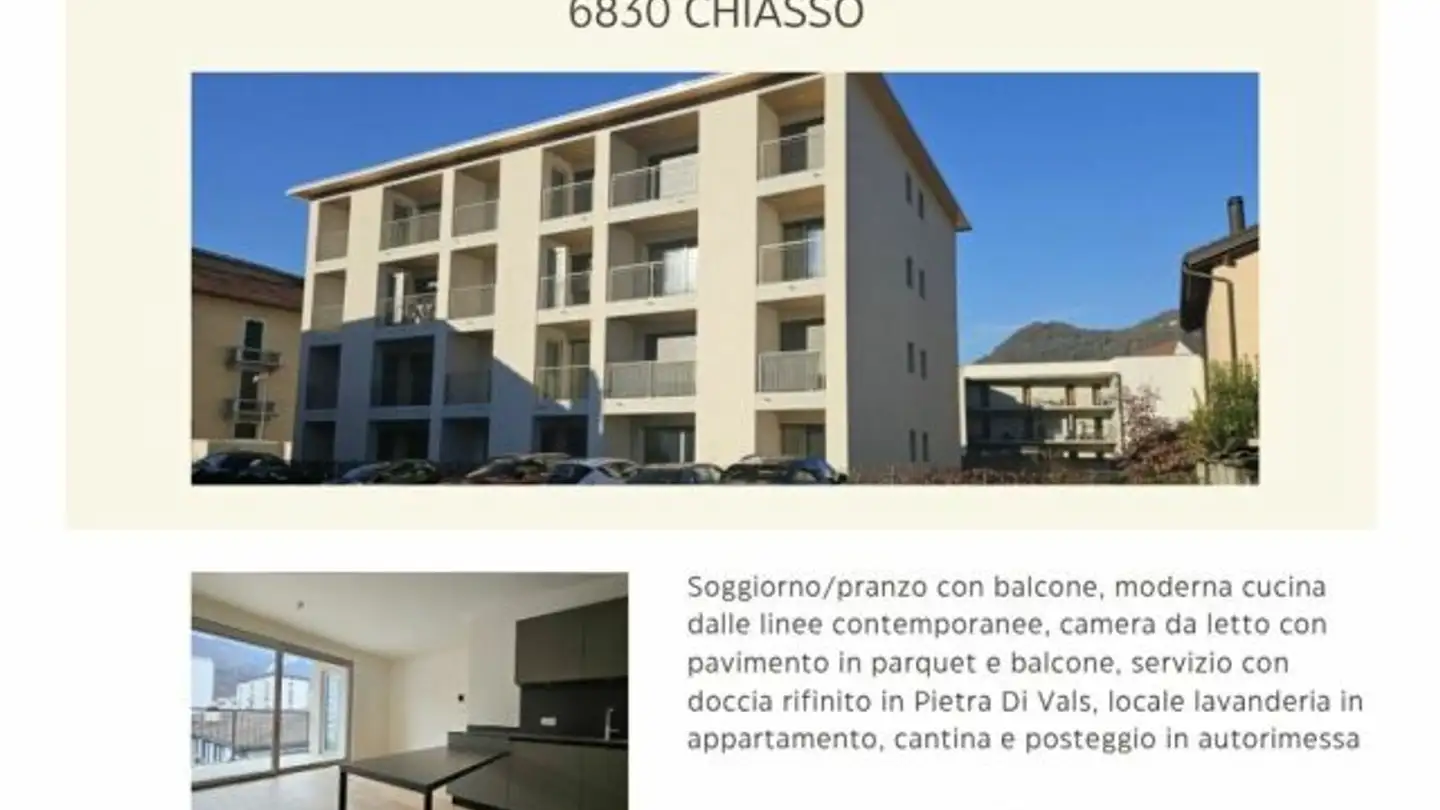 Appartement à vendre - 6830 Chiasso