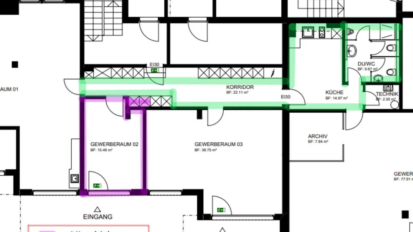 Spazio ufficio in affitto - Hauptstrasse 46, 8546 Islikon - Foto 3