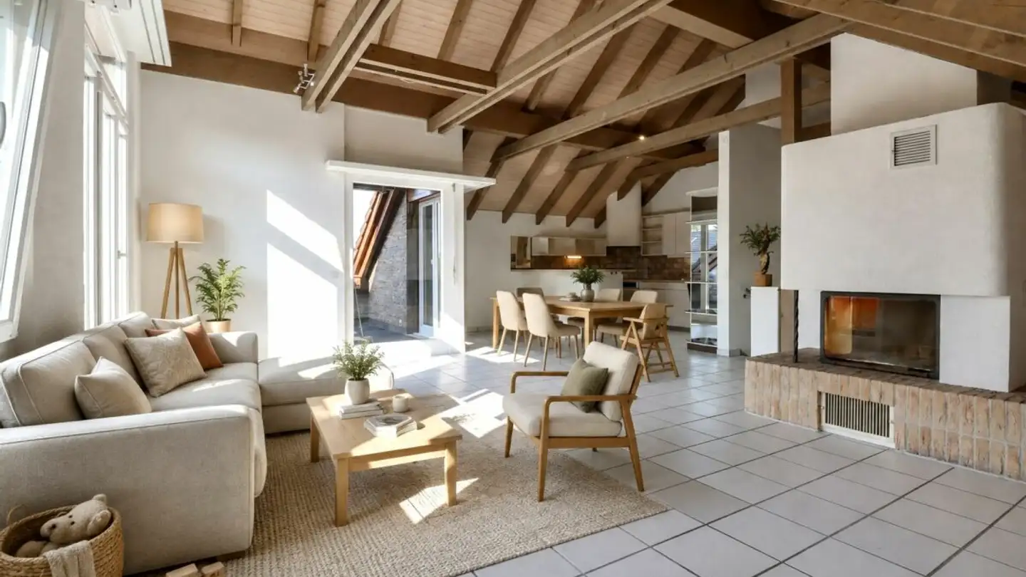 Attique à vendre - Dorfstrasse 12, 5452 Oberrohrdorf