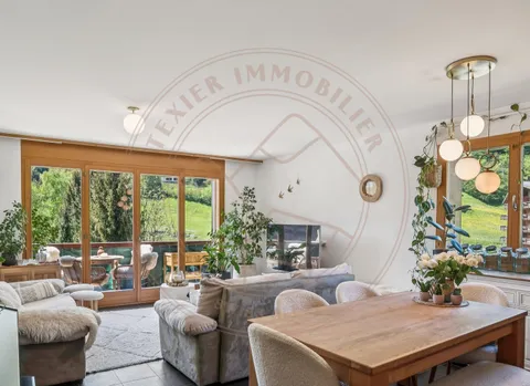 Charmant appartement avec vue panoramique à Val-d’Illiez
